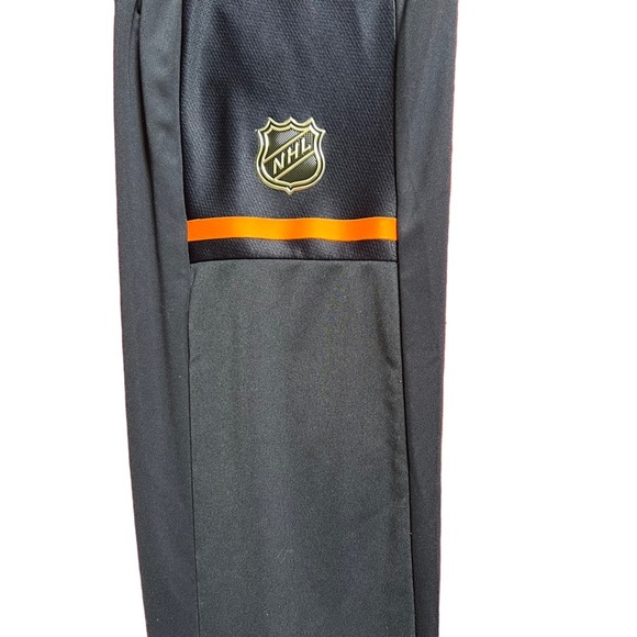 ADIDAS / EDMONTON OILERS / NHL NAVY BLUE QUARTER ZIP PULLOVER SIZE SMALL - Picture 7 of 12